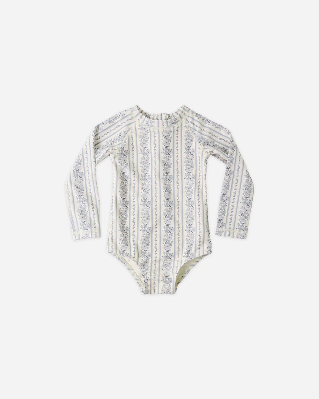 DELPHINE RASHGUARD ONE-PIECE || BLUE FLORAL