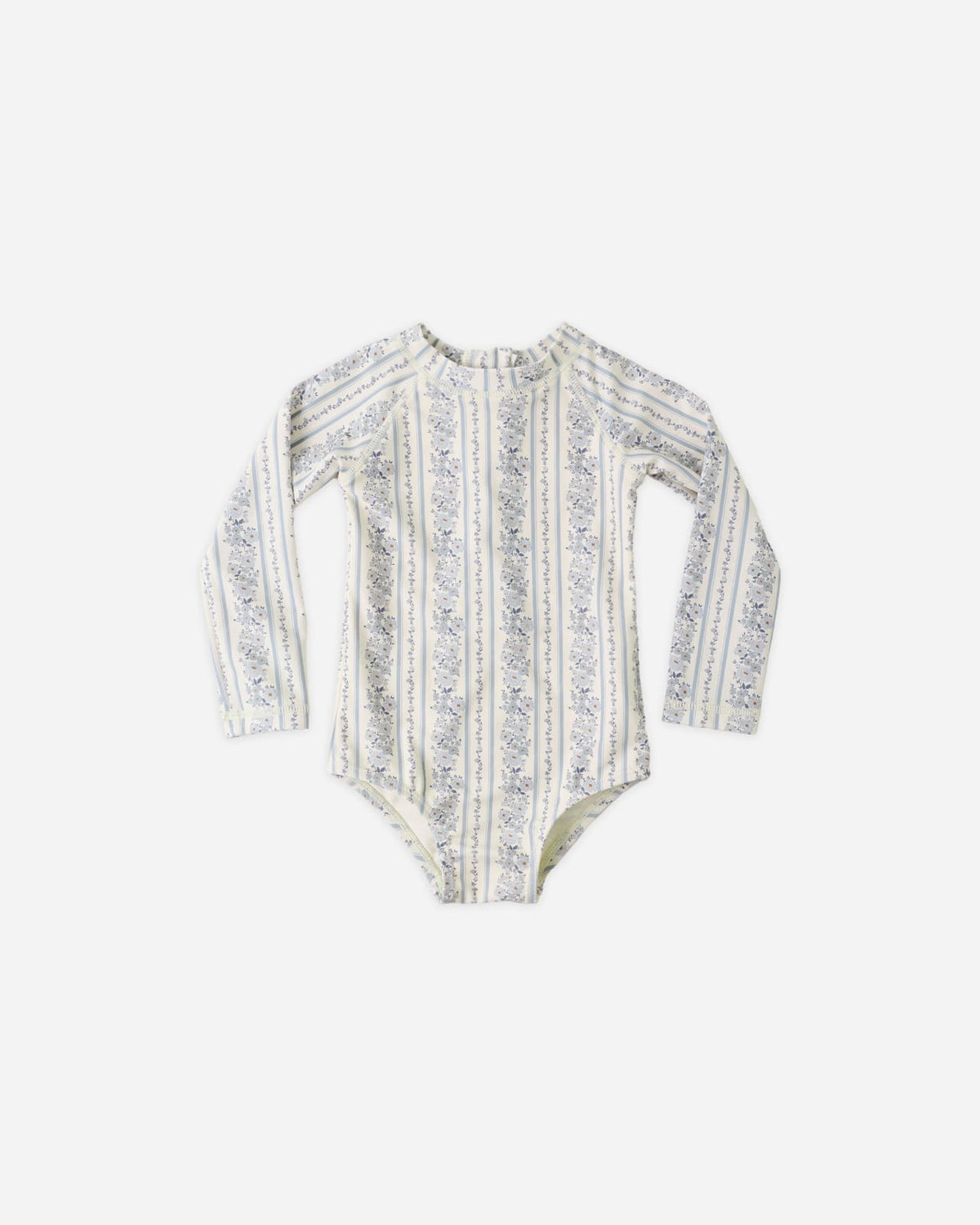 DELPHINE RASHGUARD ONE-PIECE || BLUE FLORAL