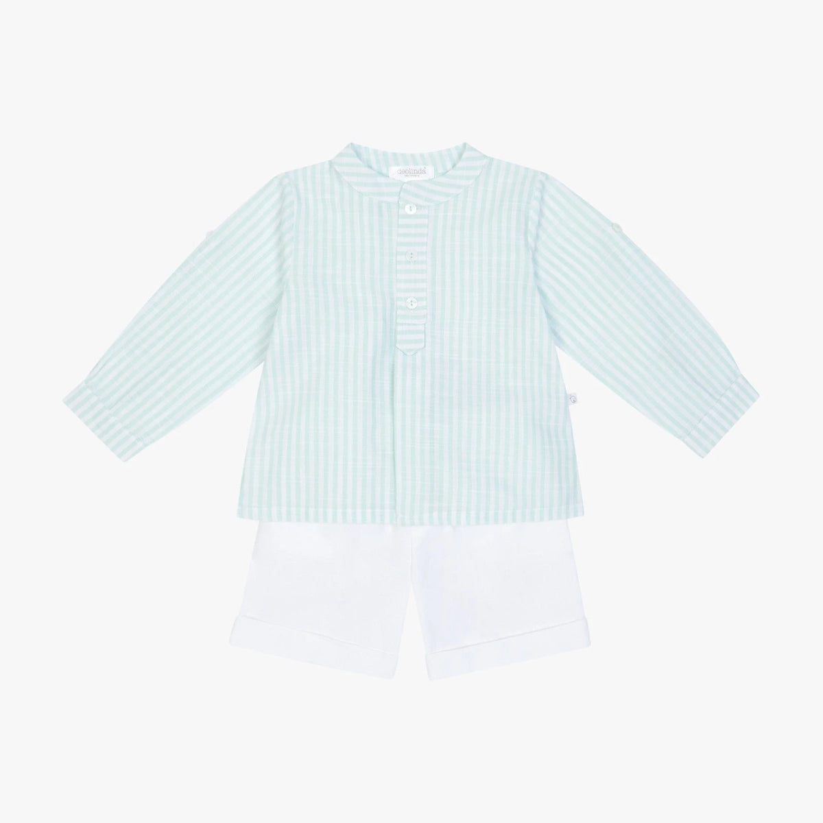Pale Blue Shirt & Shorts