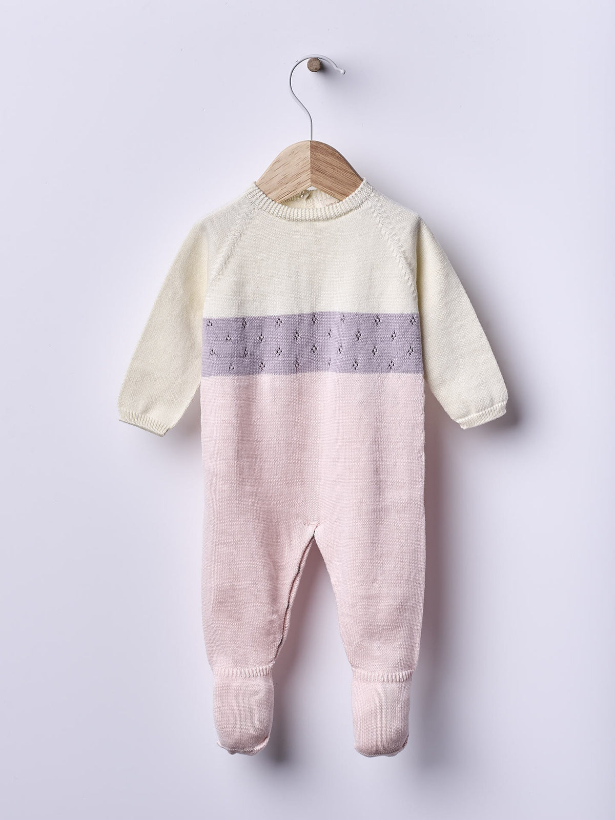 Babygrow knitted in organic cotton | BREEZE