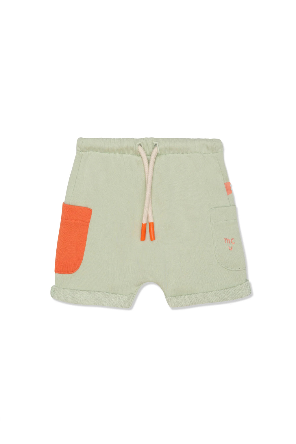 BABY POCKET SHORT SEA FOAM