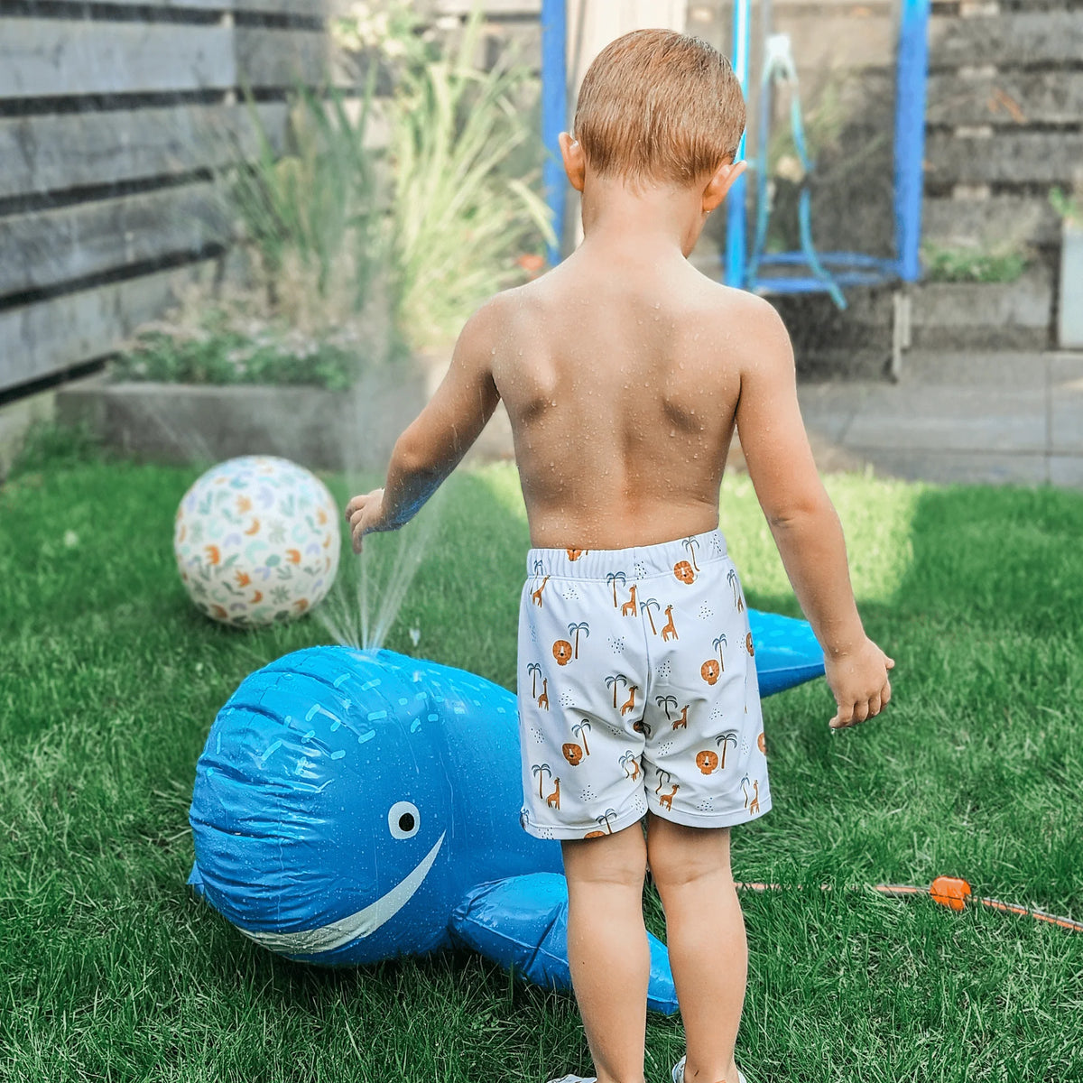 Jungle | Multicolored UV Swim Boxer for Boys