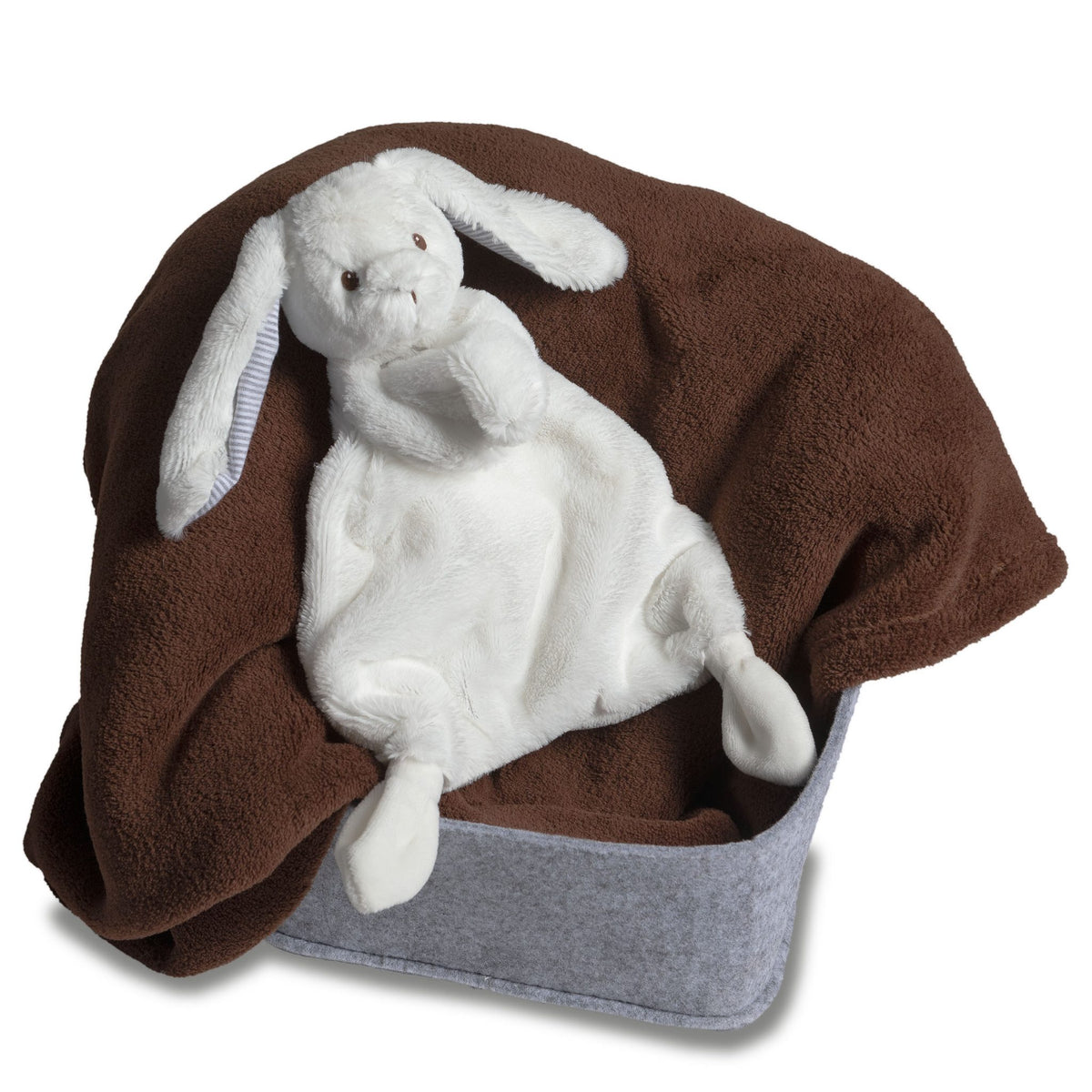 Silky white Bunny Lovey