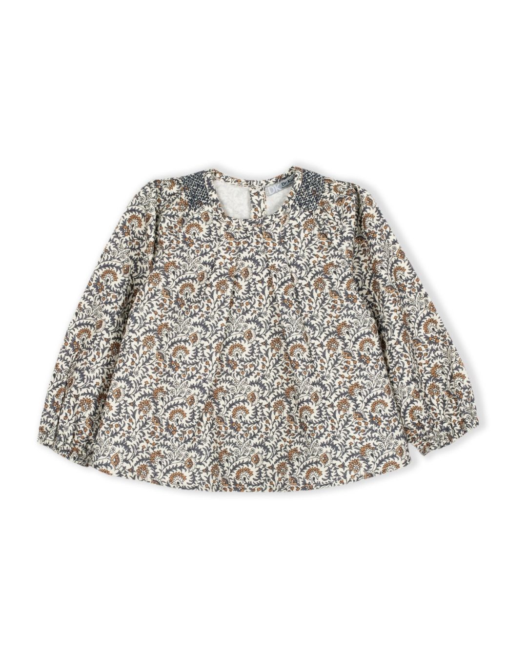 Blusa Niña Bege Mouliné
