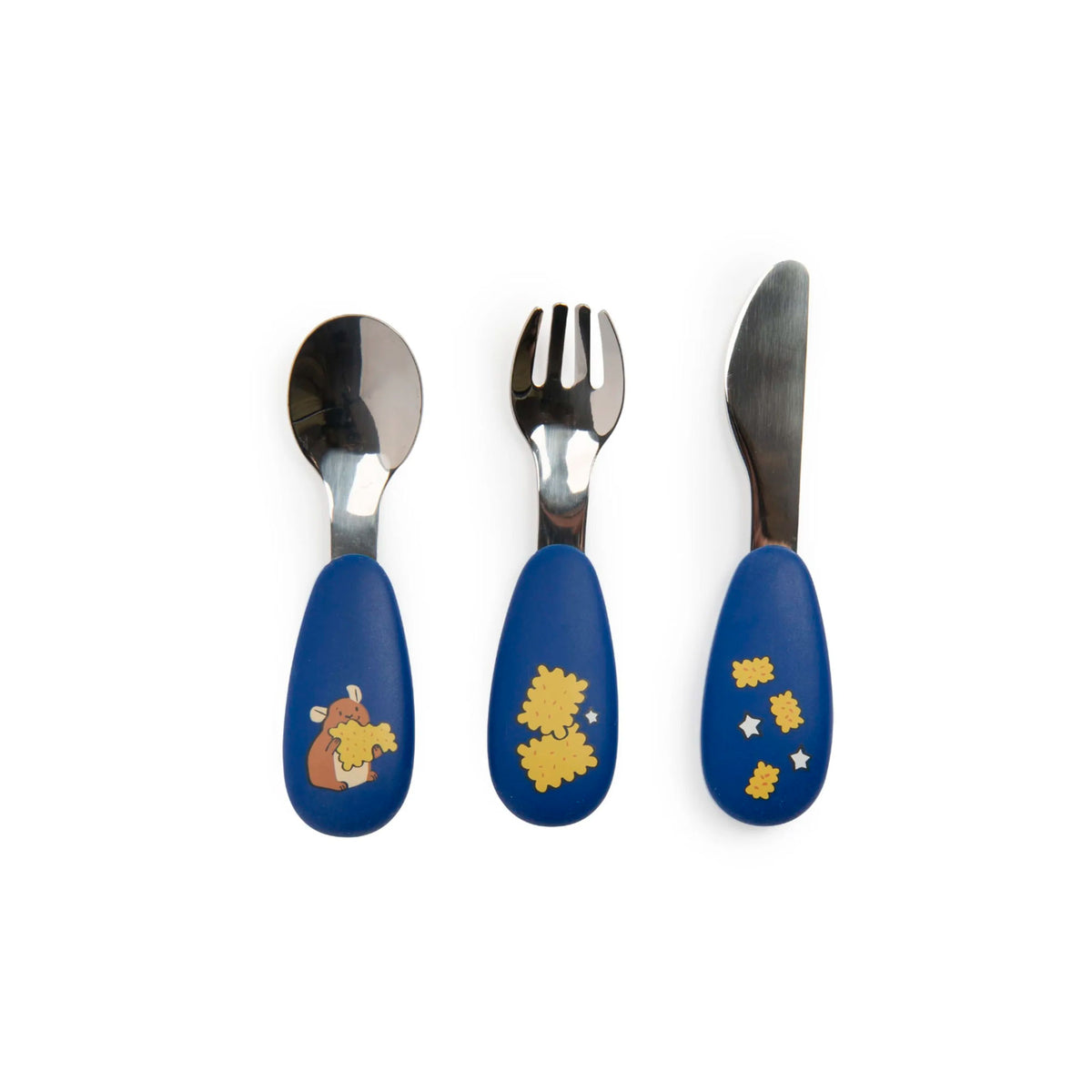 Set de cubiertos silicona Puce & Pilou