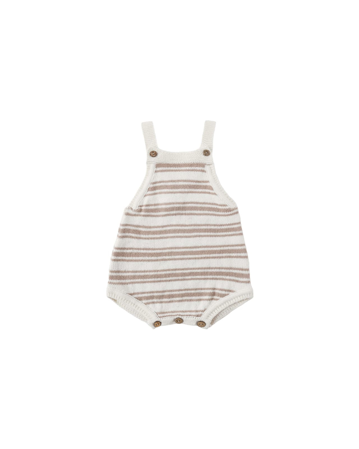 TATUM ROMPER || OAT STRIPE
