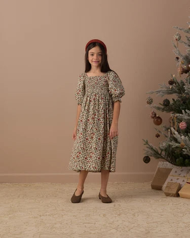 ADELAIDE DRESS HOLIDAY FLORAL