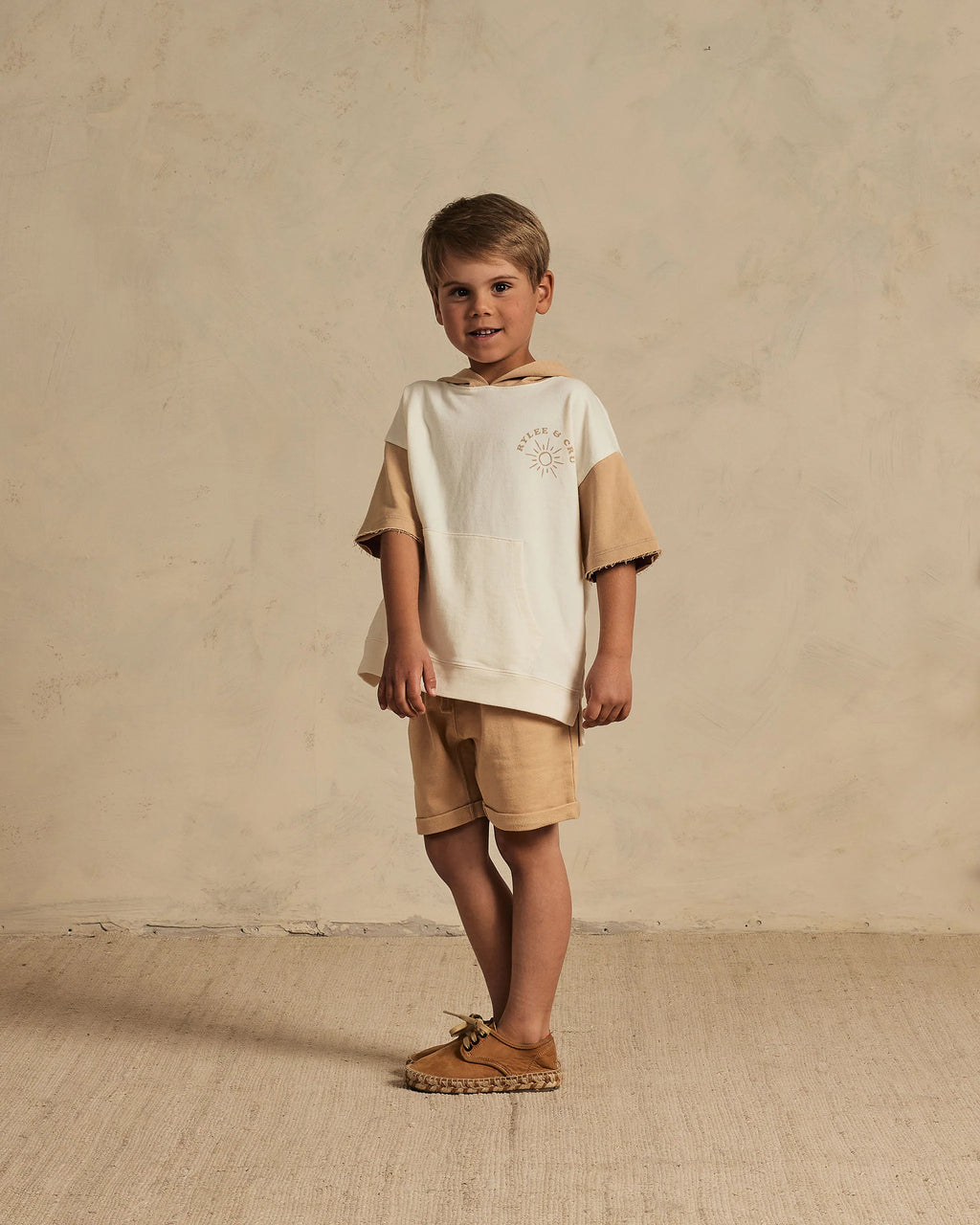 Short sleeve hoodie || sun