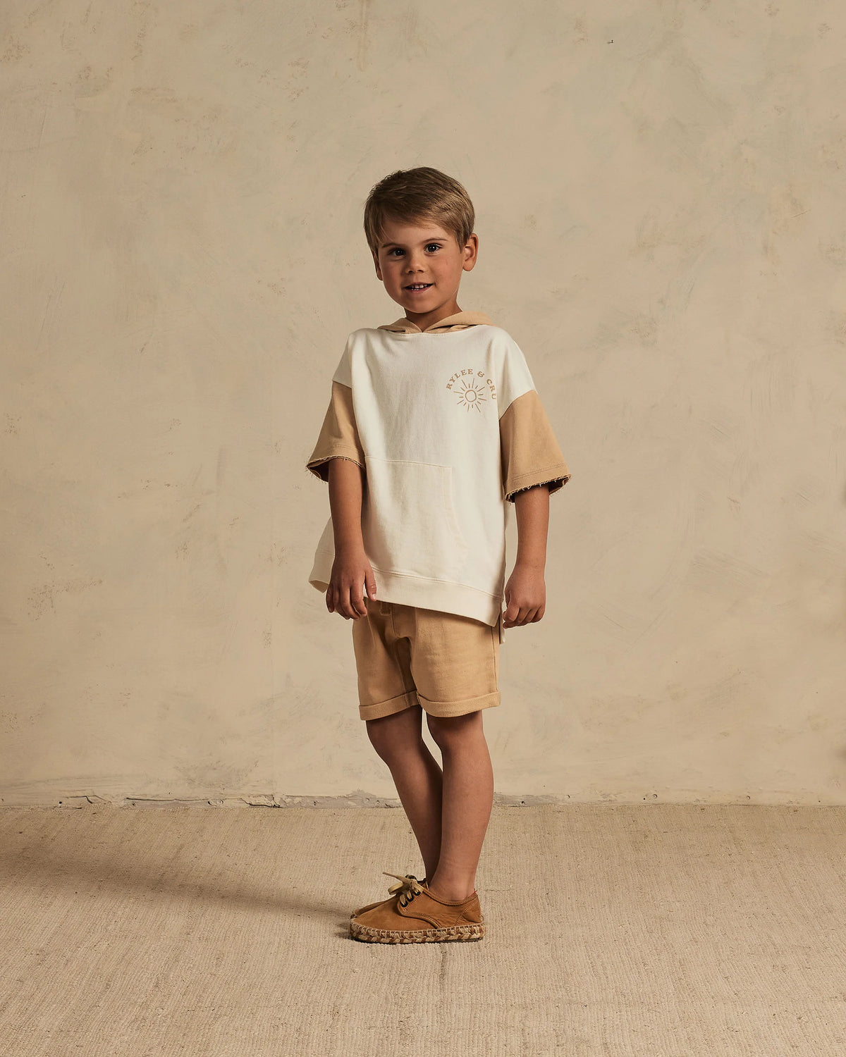 Short sleeve hoodie || sun