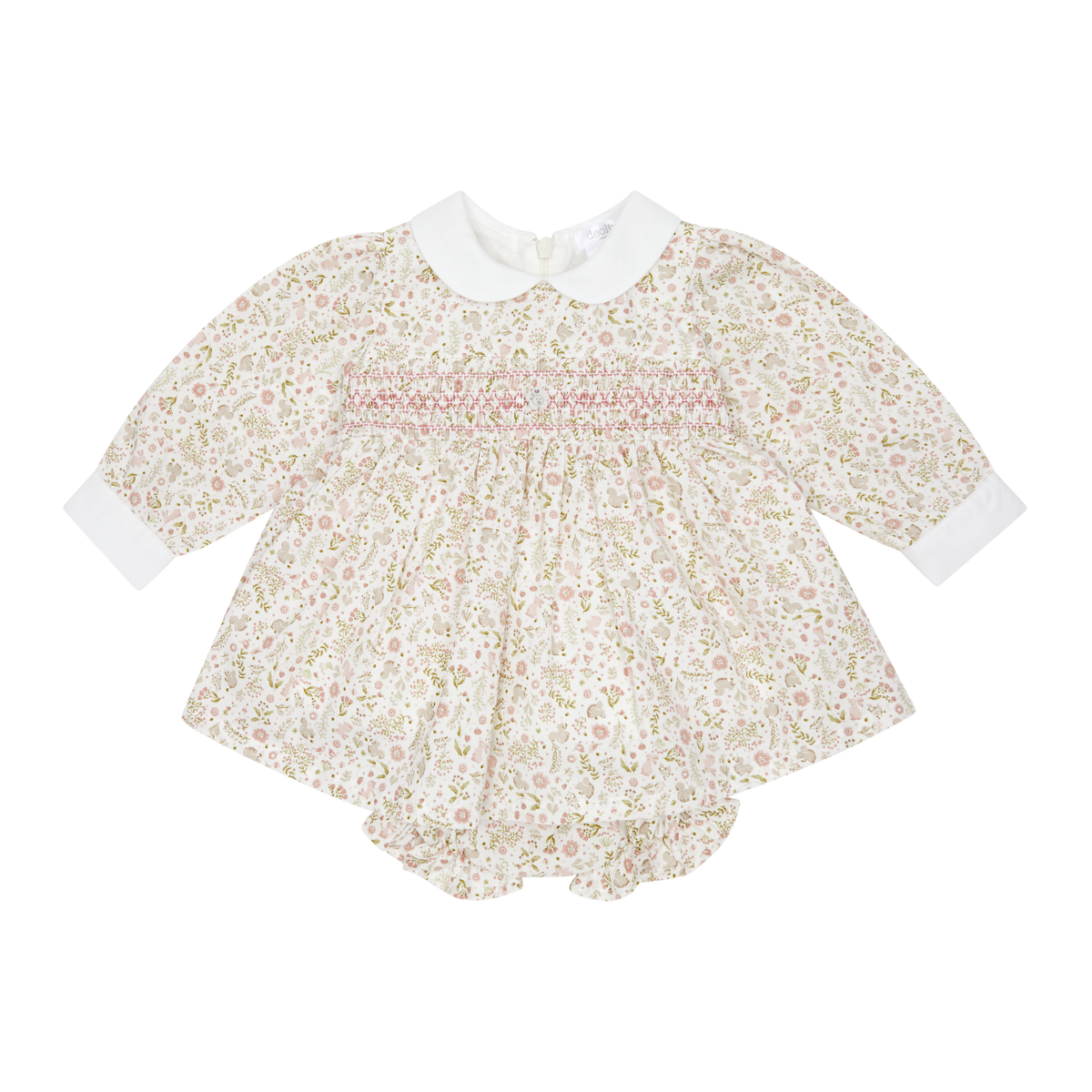 Floral smocked dress