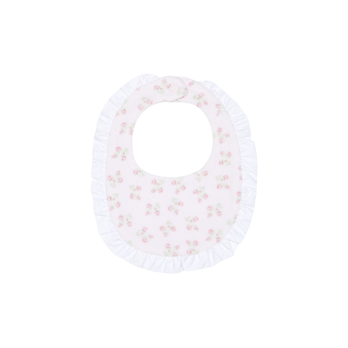 Babero Rosado y blanco