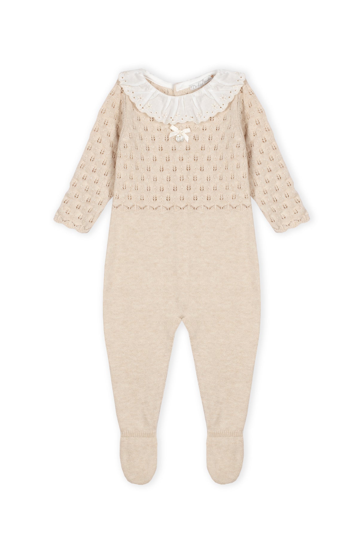 Newborn Babygrow Bege Mescla