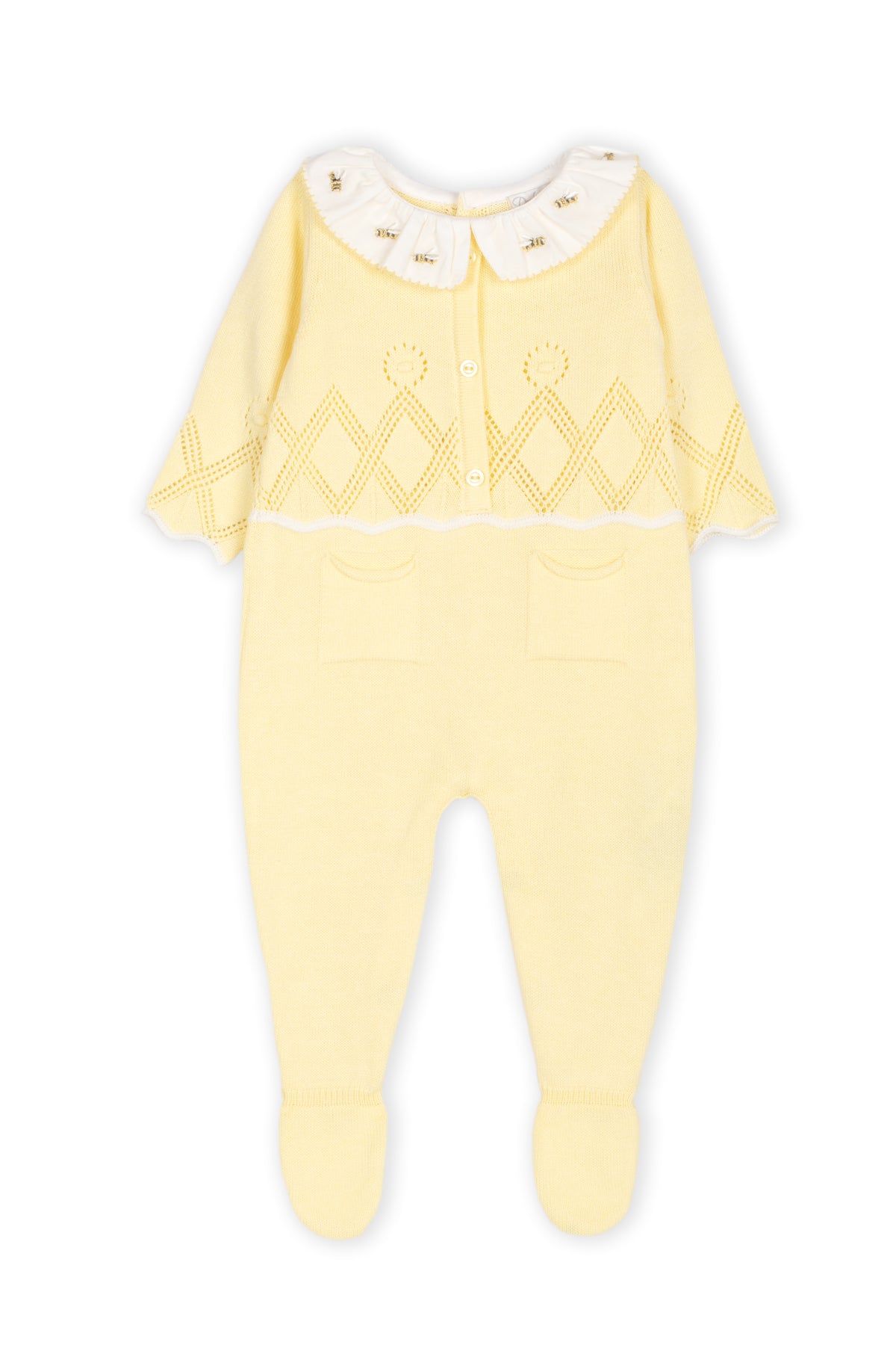 Newborn Babygrow Amarelo