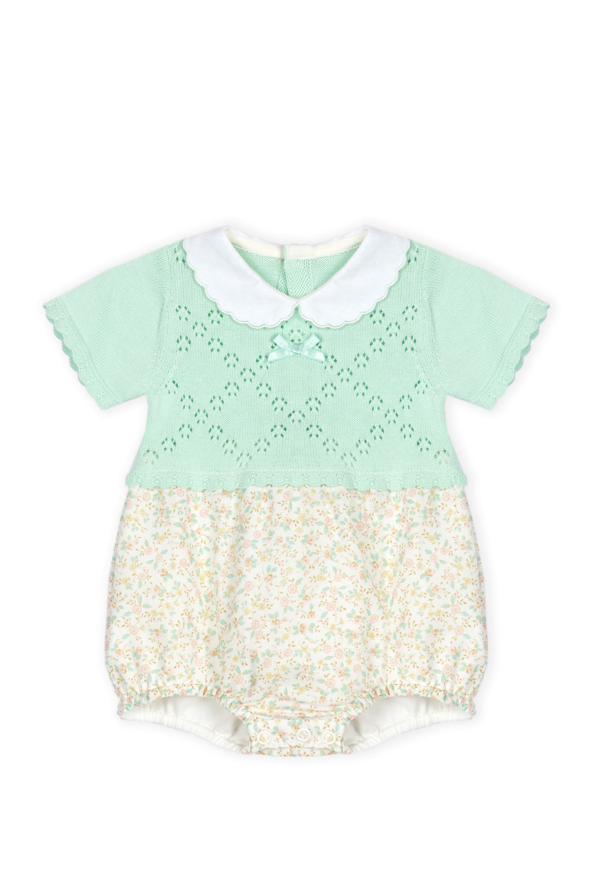 Baby Romper Verde Água Cl
