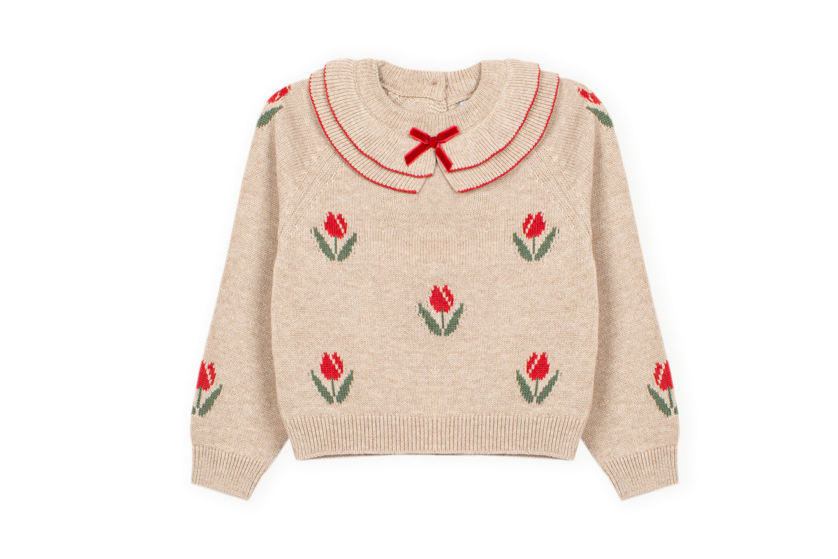 Girl Sweater Bege