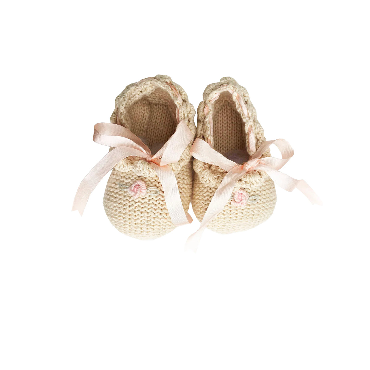 Knitted Ballerinas Roses