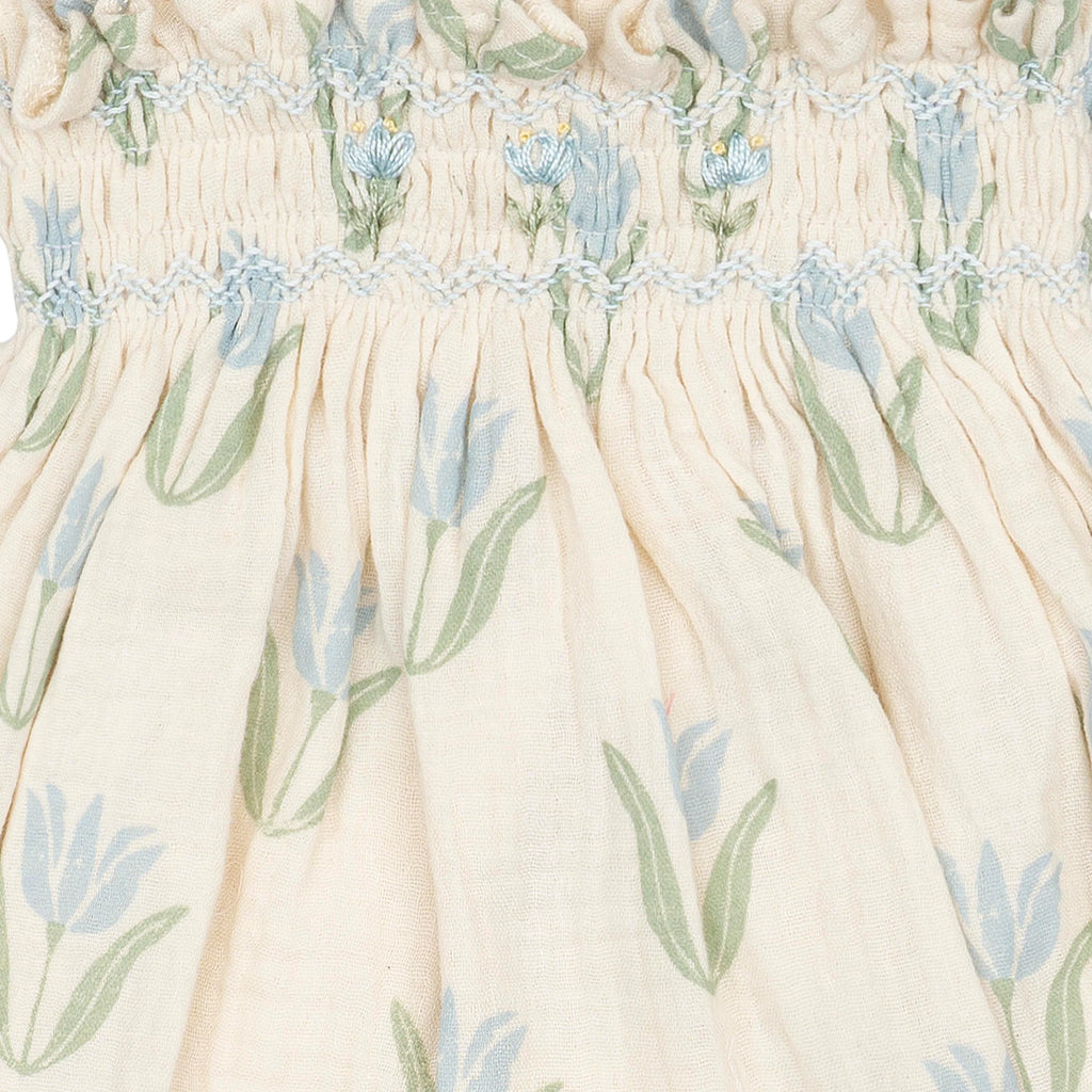 Flutter Set in Blue Tulip