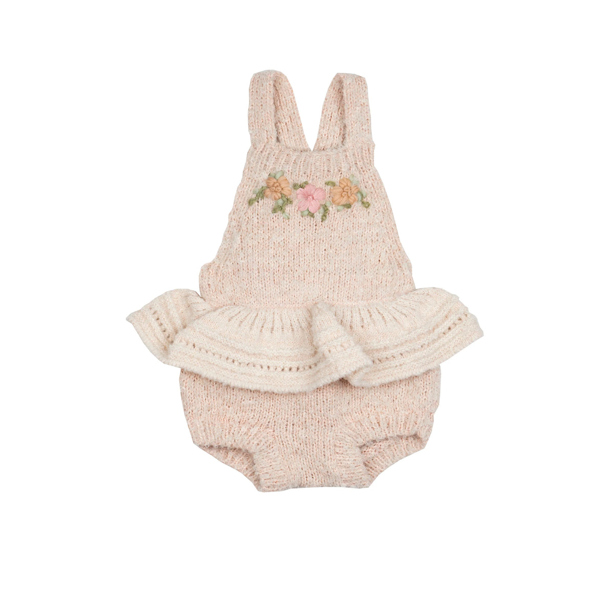 Amelia Romper - Heathered Pink