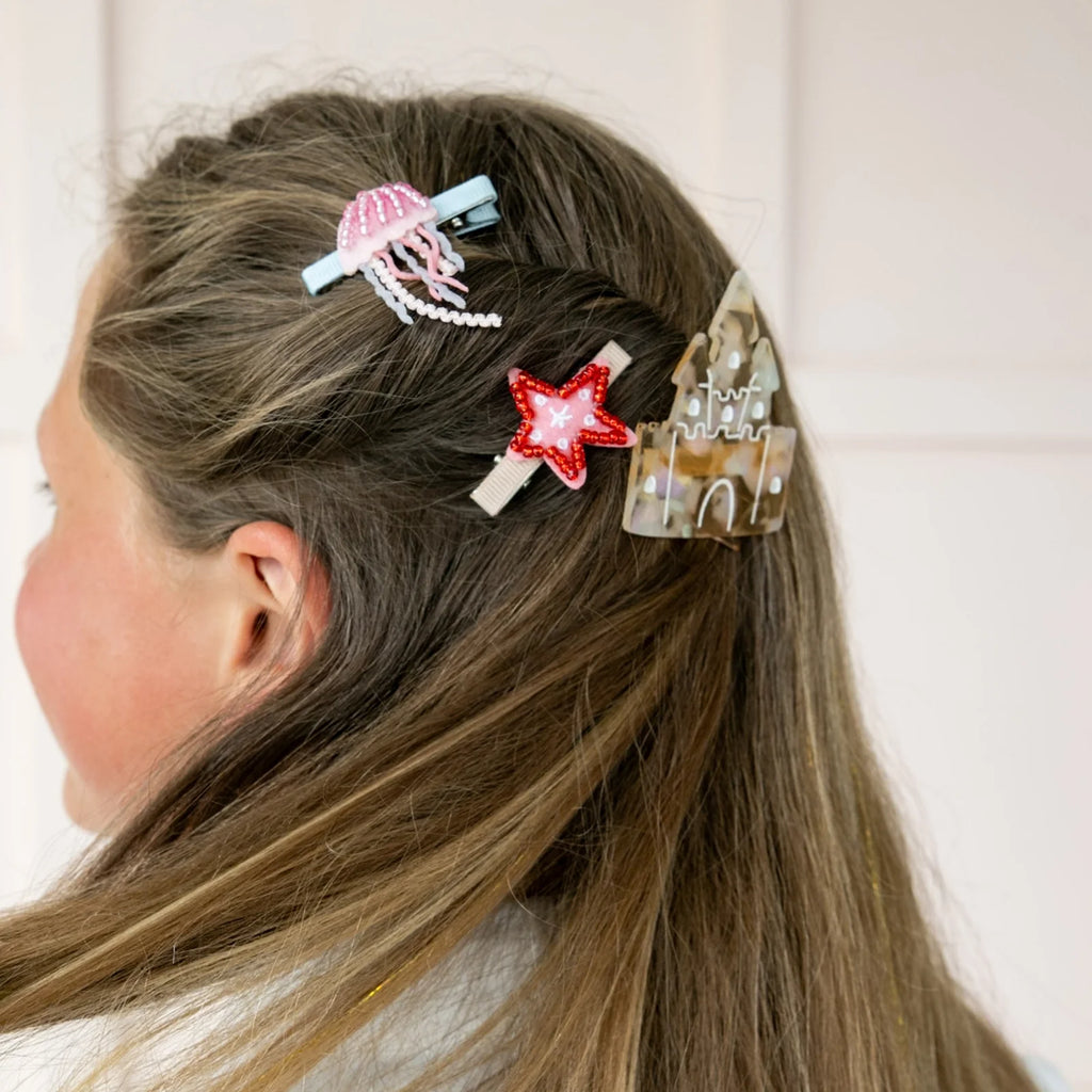 Seaside Jellyfish & Starfish Clip Set