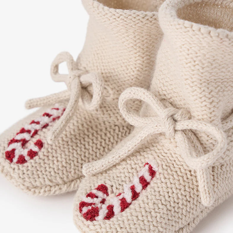 Candycane Booties