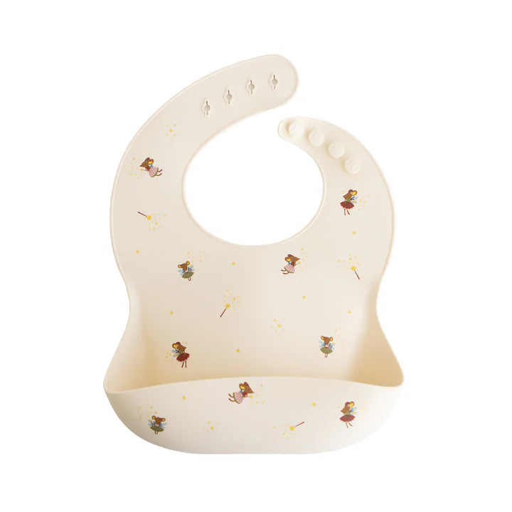 Silicone Baby Bib Fairy Mice