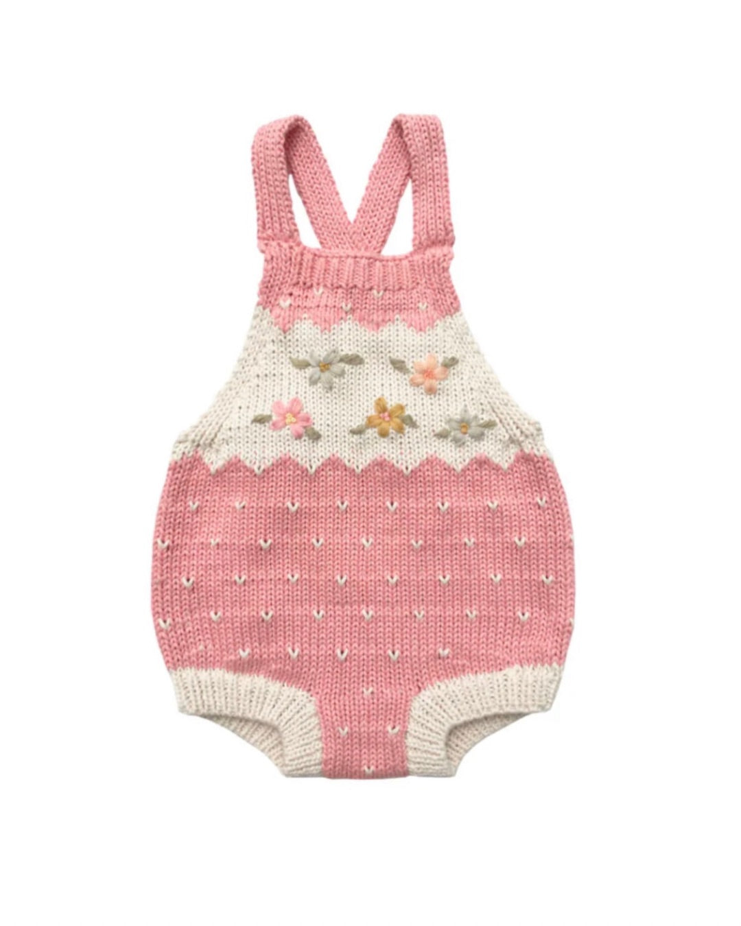 INTARSIA ROMPER