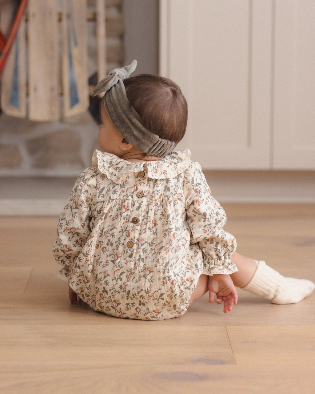 CALLIE ROMPER HOLIDAY FLORAL