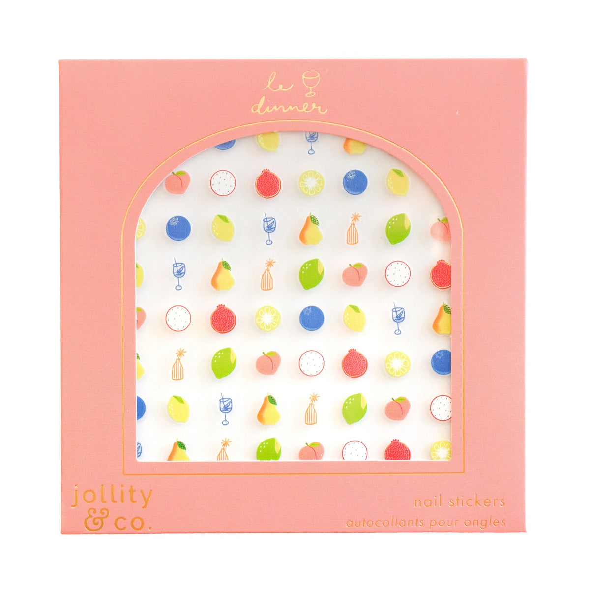 Le Dinner Fruit Nail Stickers