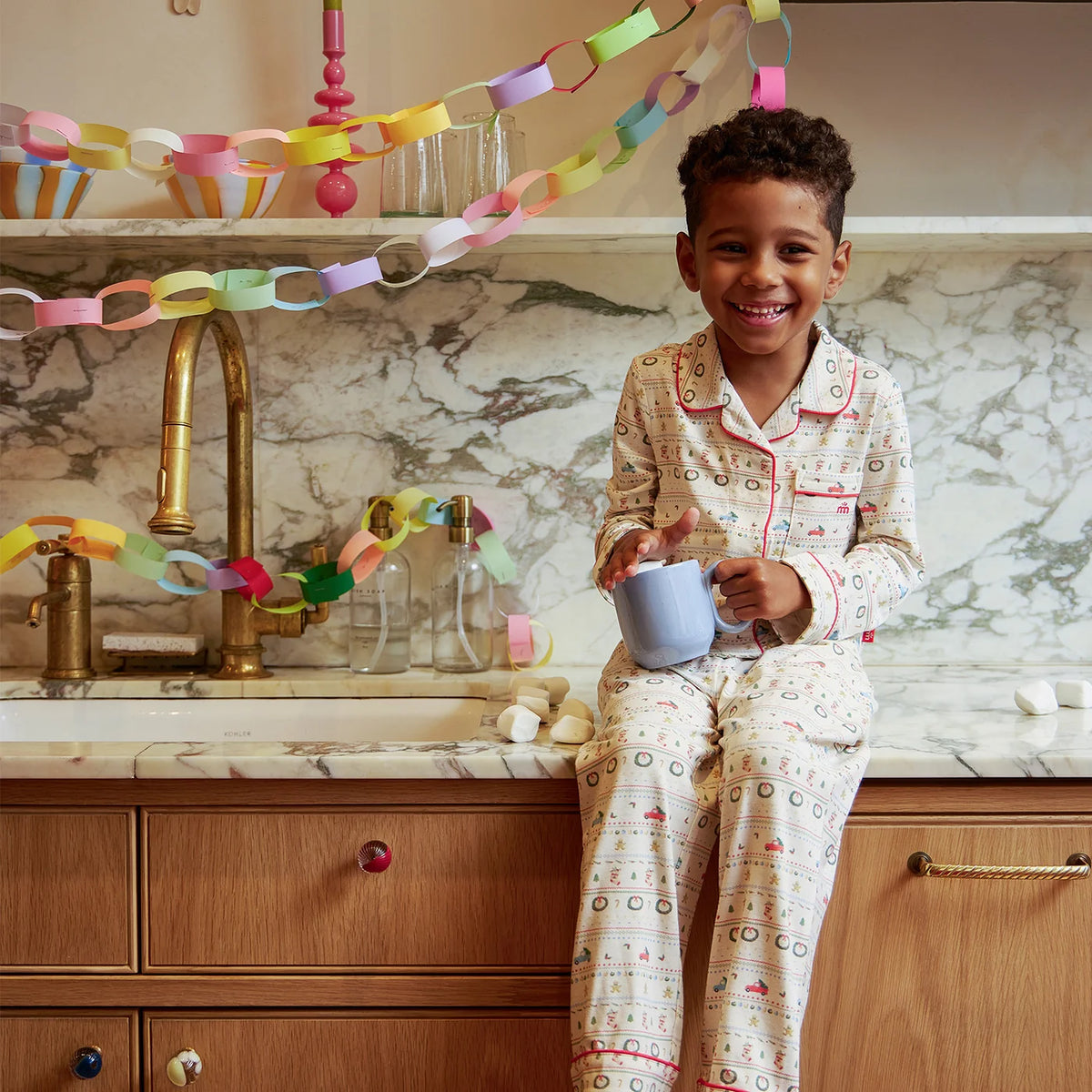 Traditional Christmas RightFit™ Magnetic Classic with a Twist PJ Set