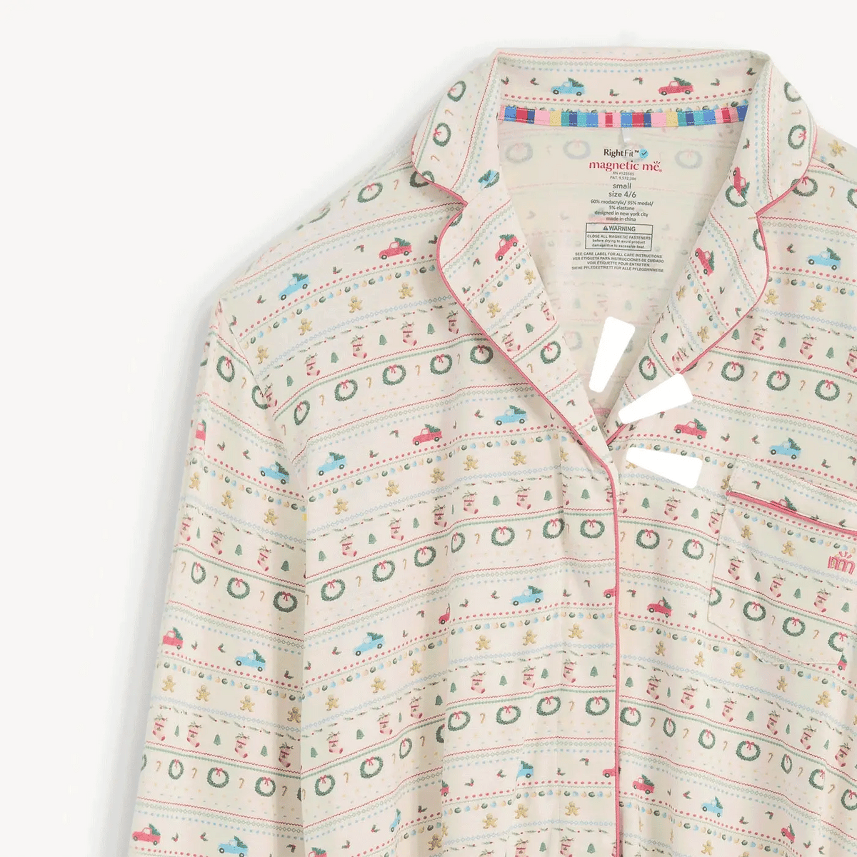 Traditional Christmas  Women's Magnetic Classic with a Twist PJ Set