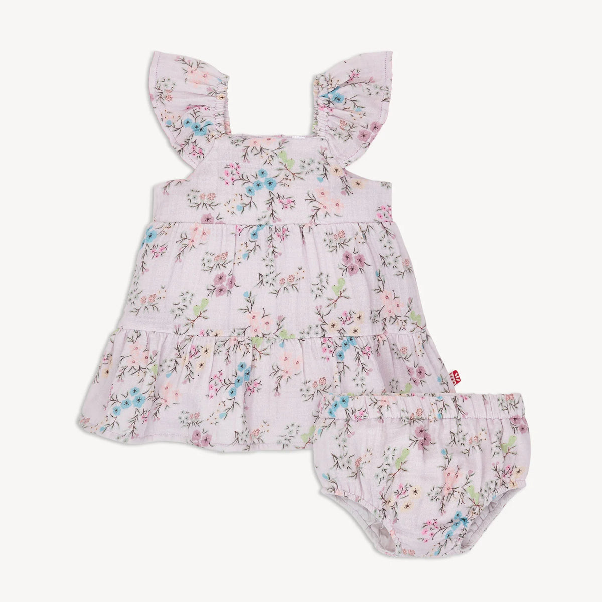 EMILY COTTON DRESS+DIAPER COVER