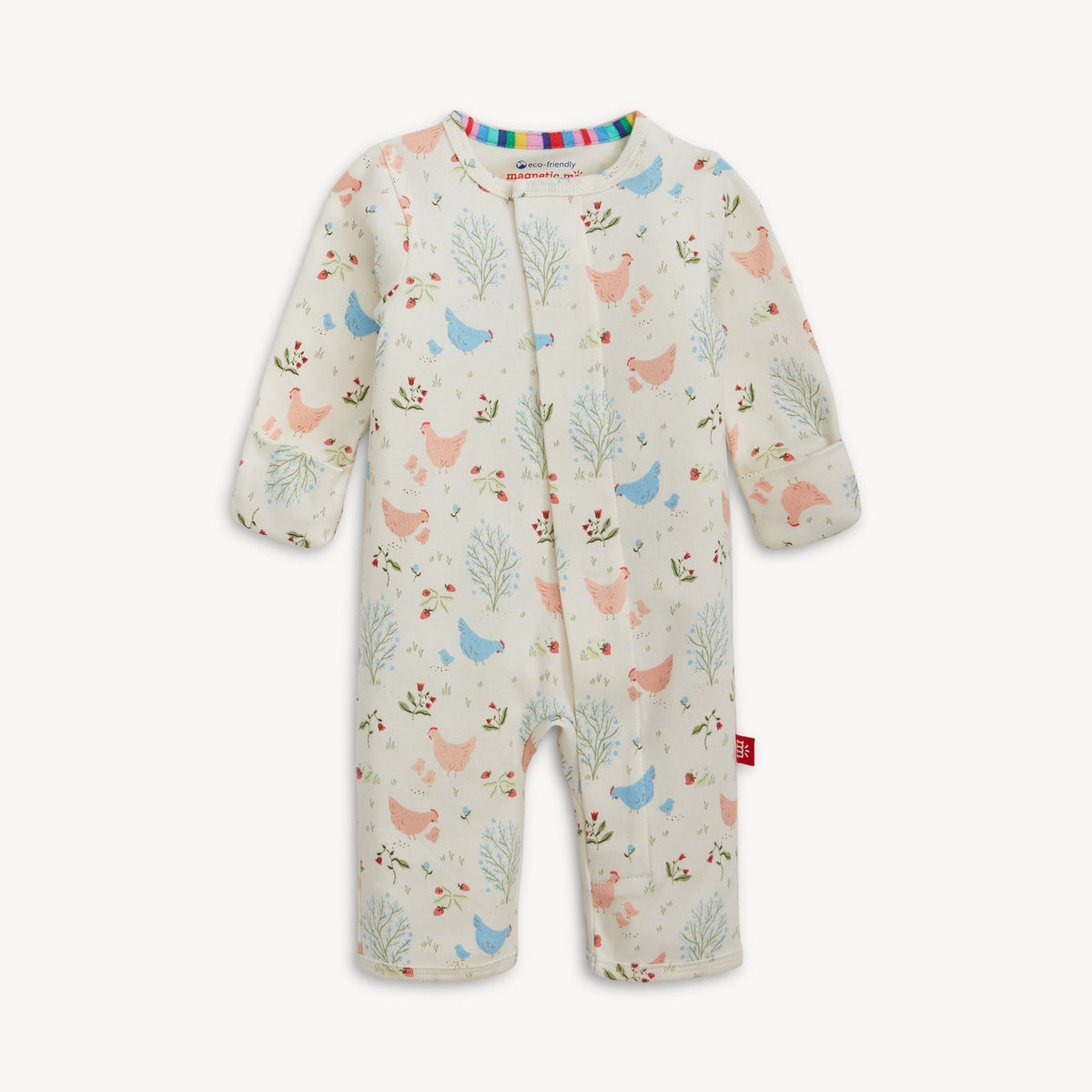 CHICKEN TENDER ORG COT MAGNETIC COVERALL