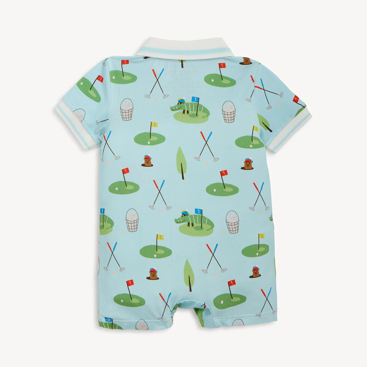 GOPHER IT MODAL MAGNETIC S/S SHORT POLO ROMP