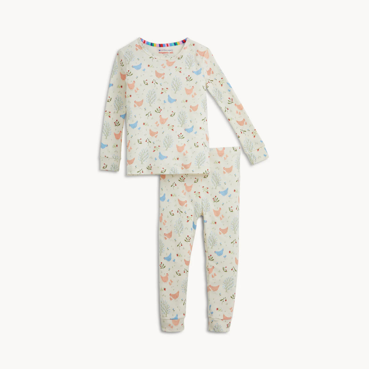 CHICKEN TENDER ORG COT MAG L/S LNG PANT PJ ST