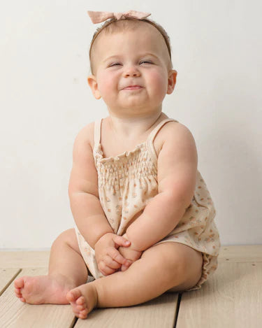 SMOCKED TANK + BLOOMER SET || STRAWBERRIES