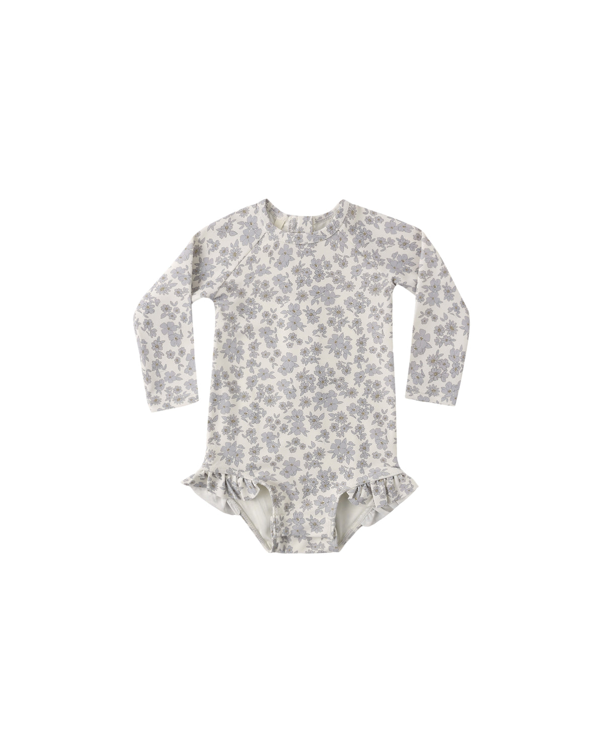 OLIVIA RASHGUARD ONE-PIECE || BLUE FLORAL