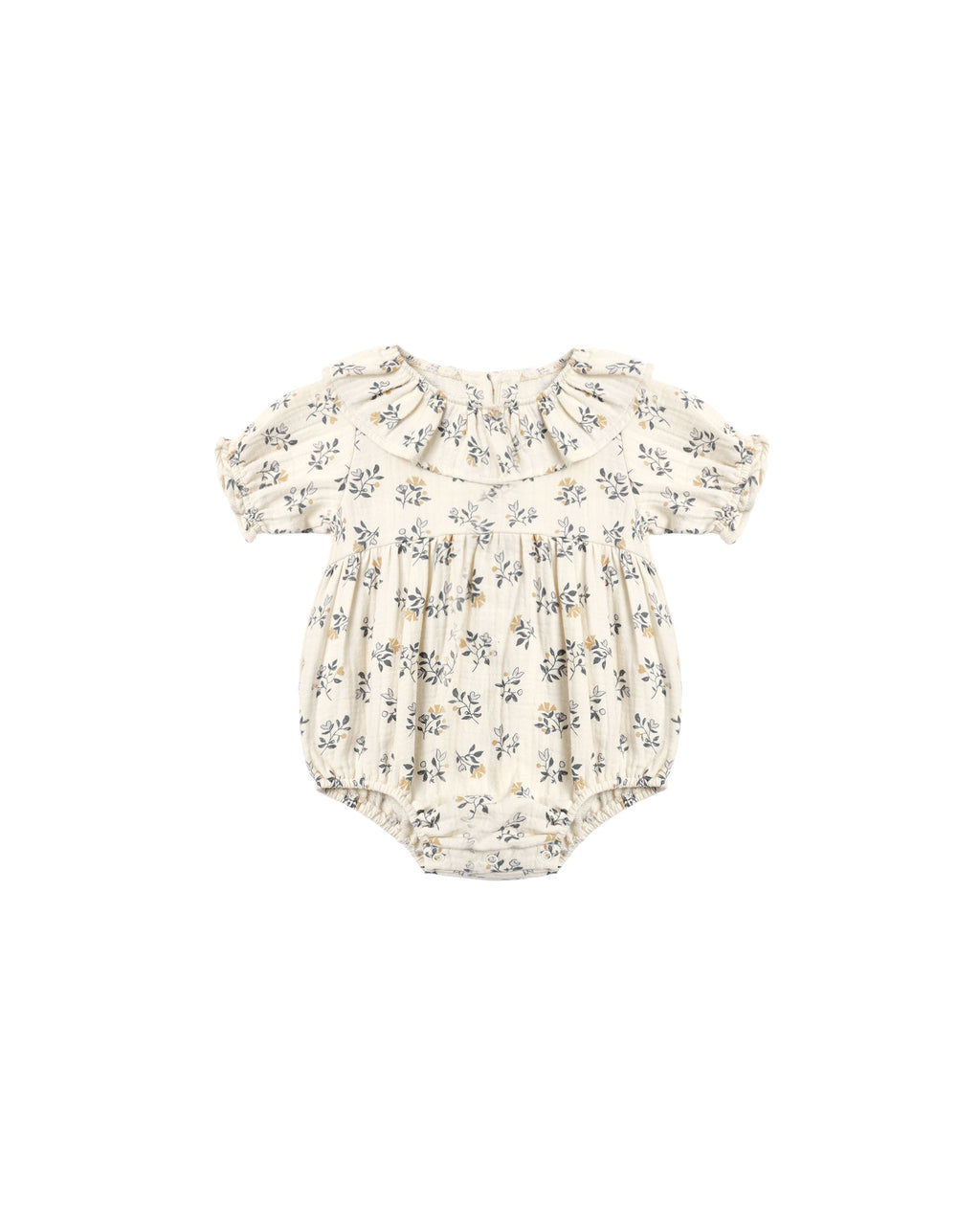 Collared romper French Floral