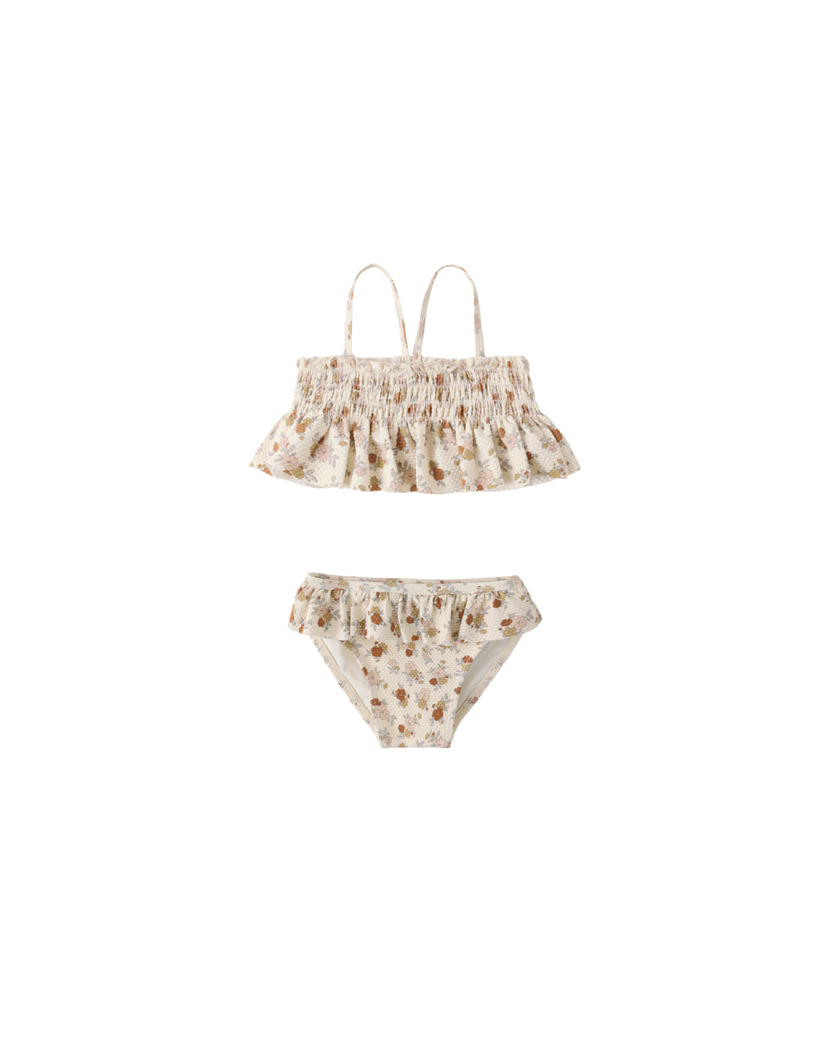 SMOCKED RUFFLE BIKINI || BLOOM