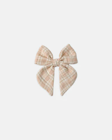 BOW || PINK PLAID