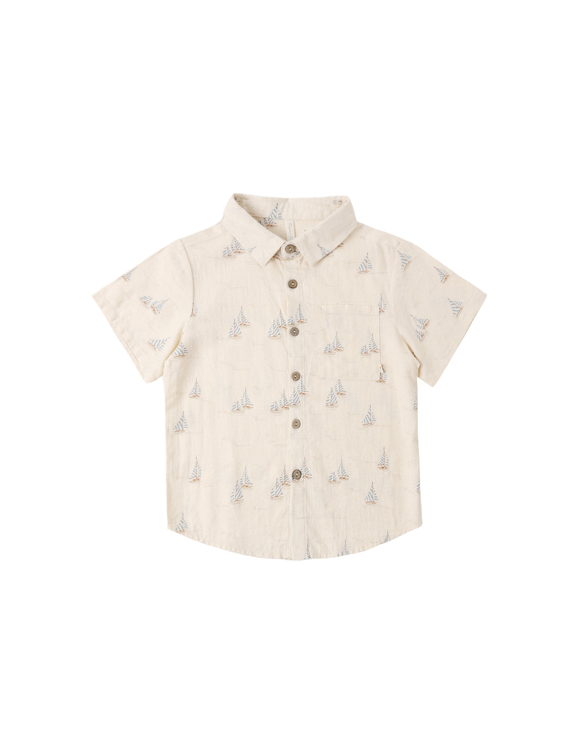 COLLARED SHORT SLEEVE SHIRT SAIL
