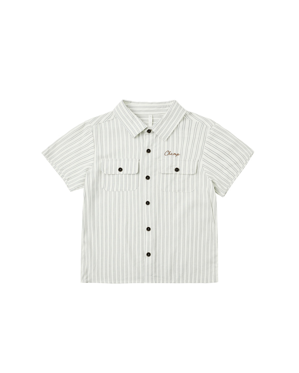 Collared Shirt || Railroad Stripe