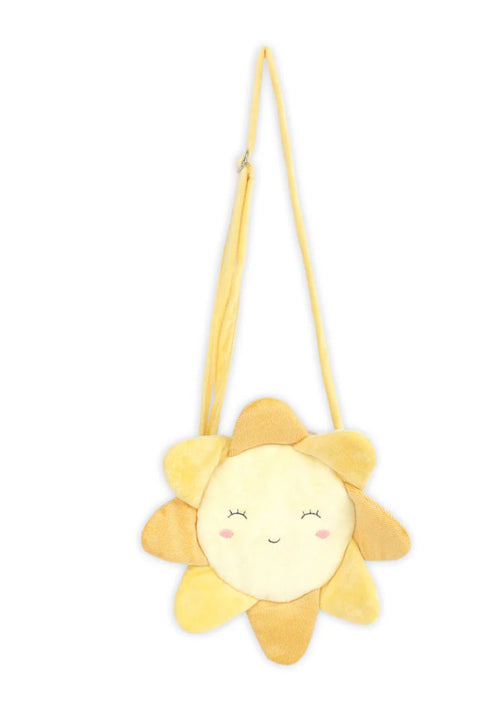 Yellow Sun Plush Purse