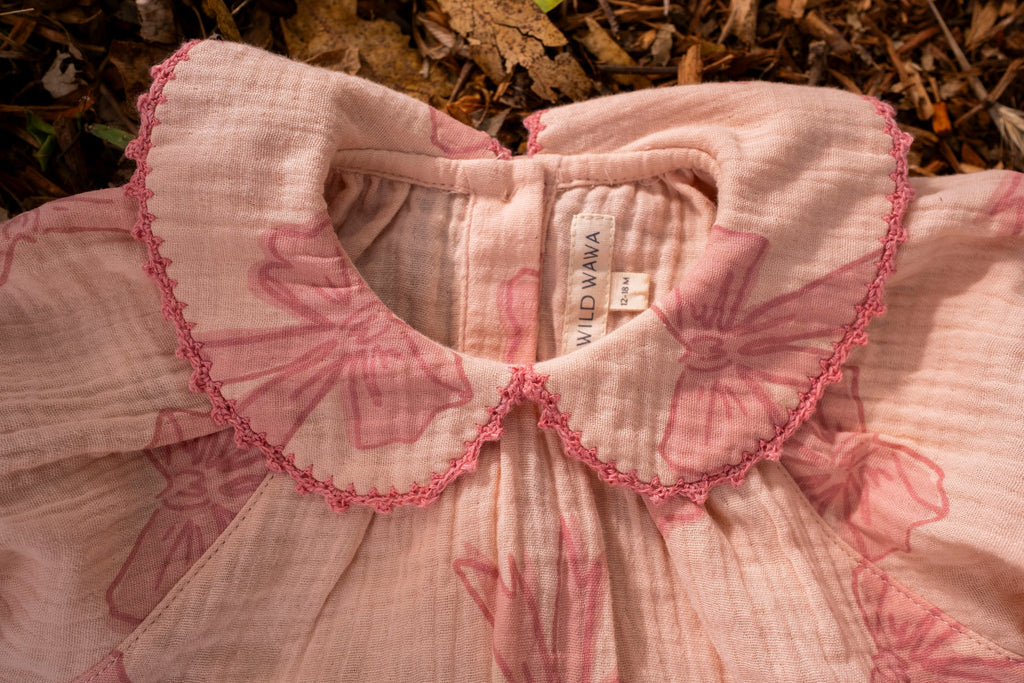 Georgina Set - Vintage Bows Dusty Pink