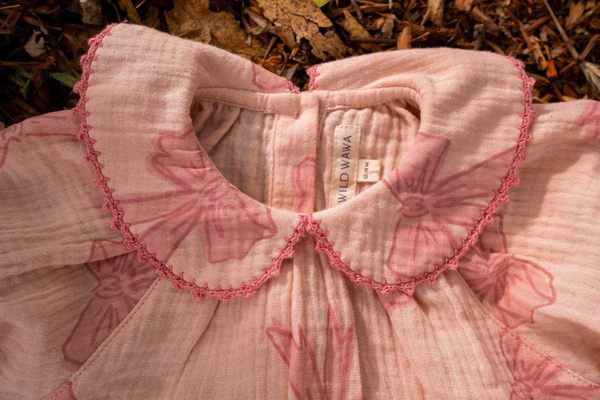 Georgina Set - Vintage Bows Dusty Pink