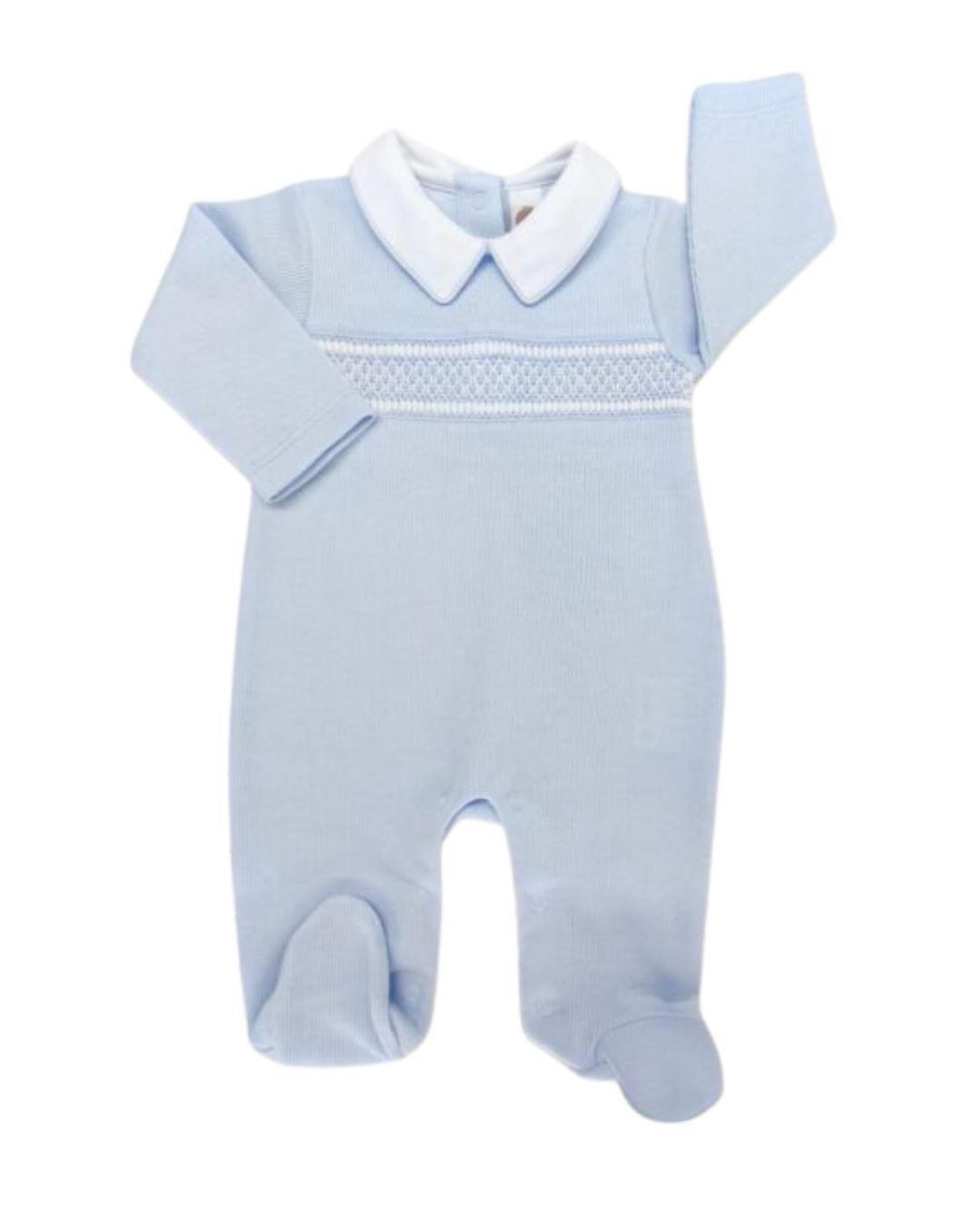 Pijama Celeste Nido de Abeja