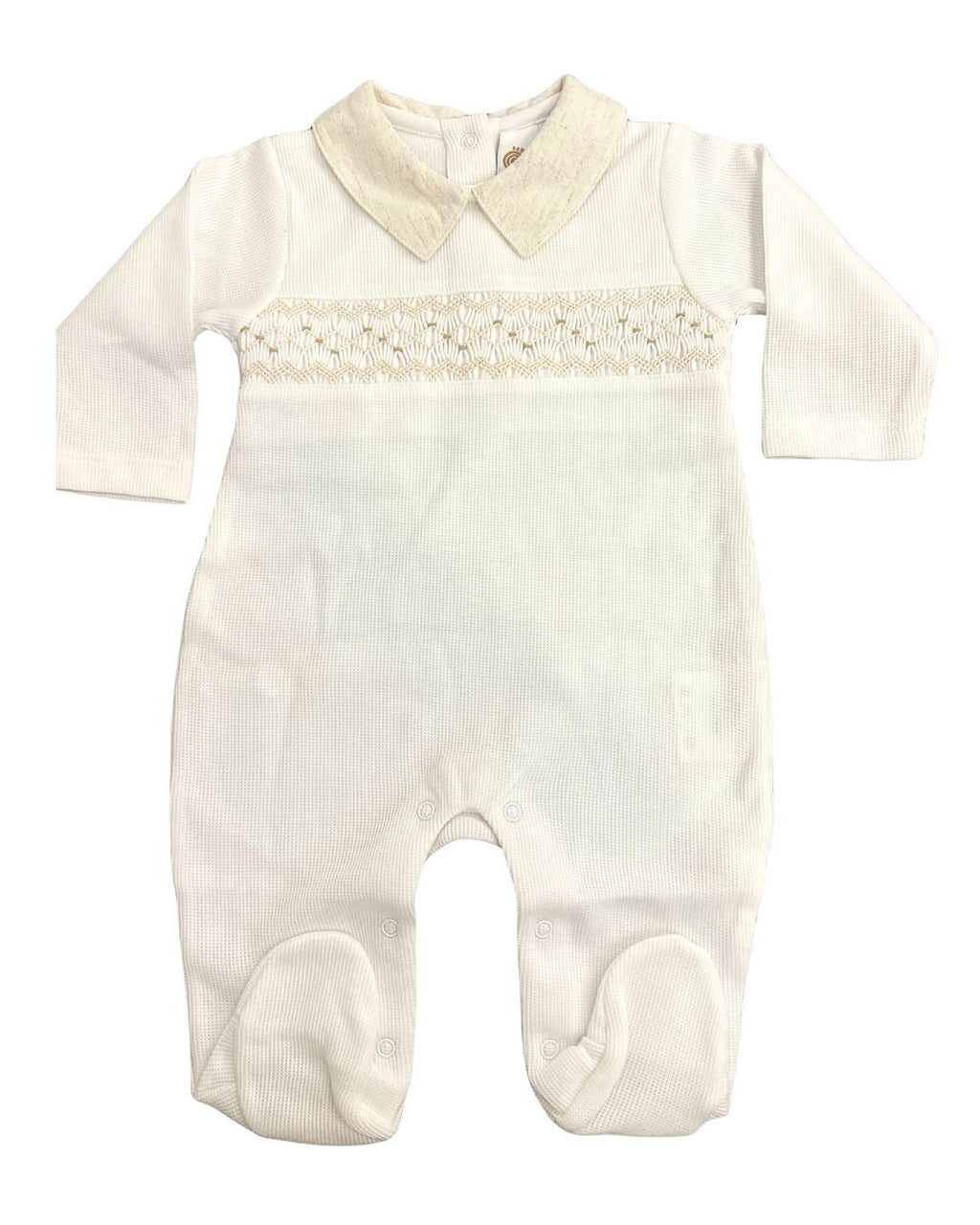 Pijama nido de Abeja Beige
