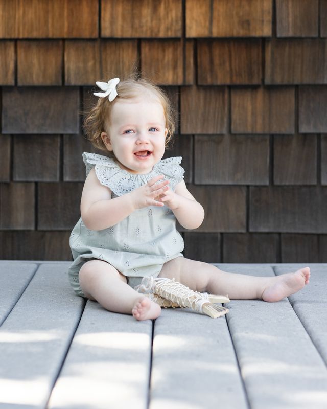 MYLA ROMPER || SEAFOAM