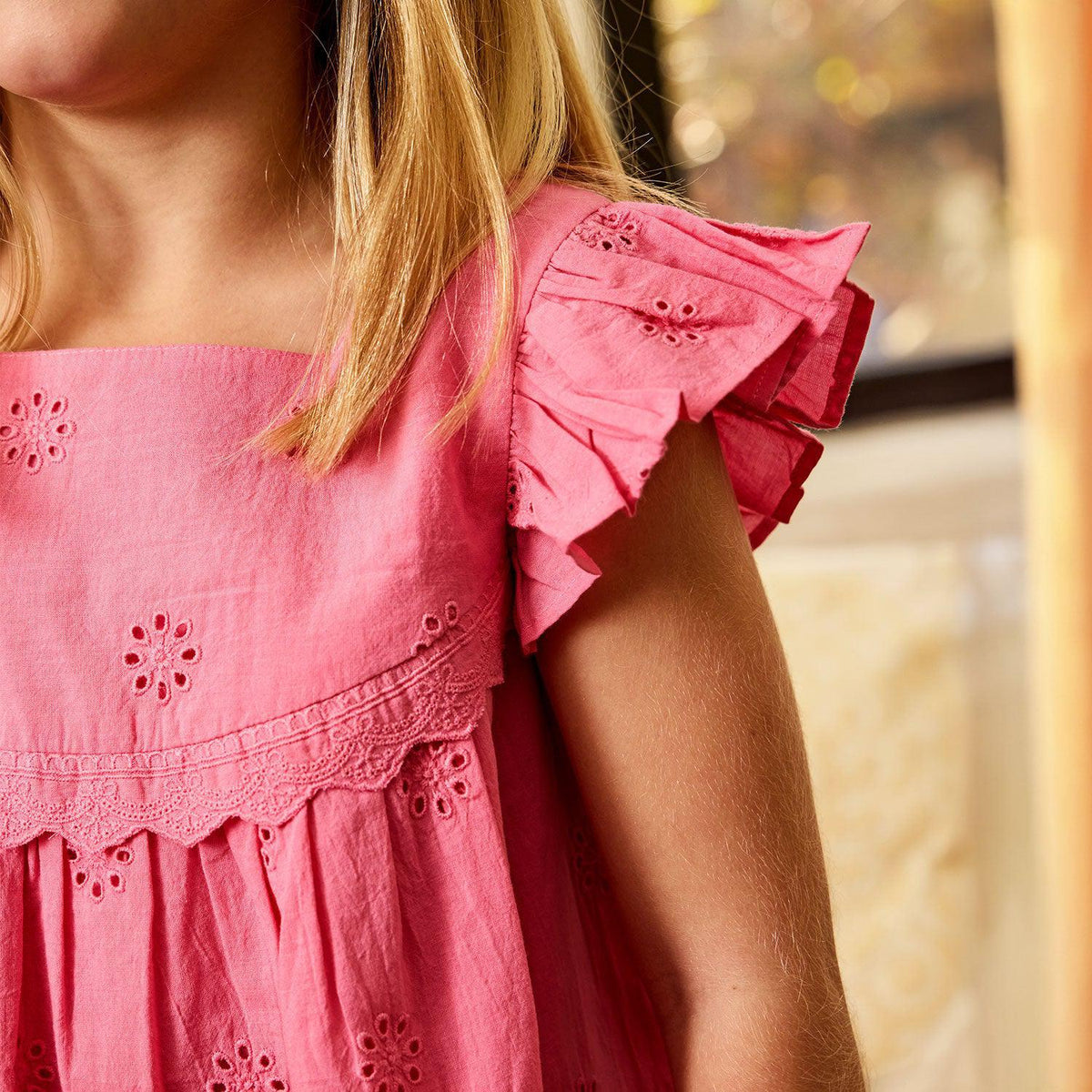 BUBBLE GUM COTTON DRESS