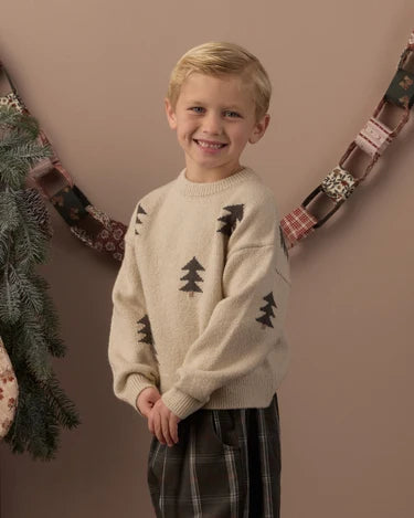 ASPEN SWEATER AND PLAID PANT SET
