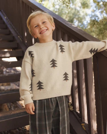 ASPEN SWEATER AND PLAID PANT SET